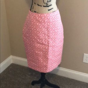 NWT down east basics trellis walk skirt XL